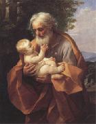 Guido Reni Joseph with the christ child in His Arms (san 05) Spain oil painting artist
